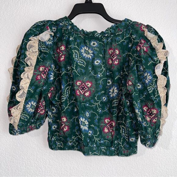 Sea New York Robina Puff Sleeve Cotton Top, NWT, Size M - Picture 7 of 10